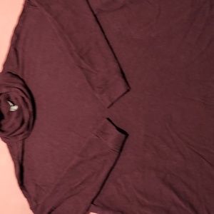 Plum cowl neck tunic S/P